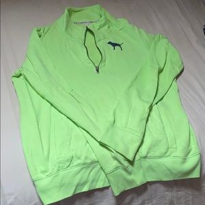 Victoria Secret Pink Quarter Zip Hoodie